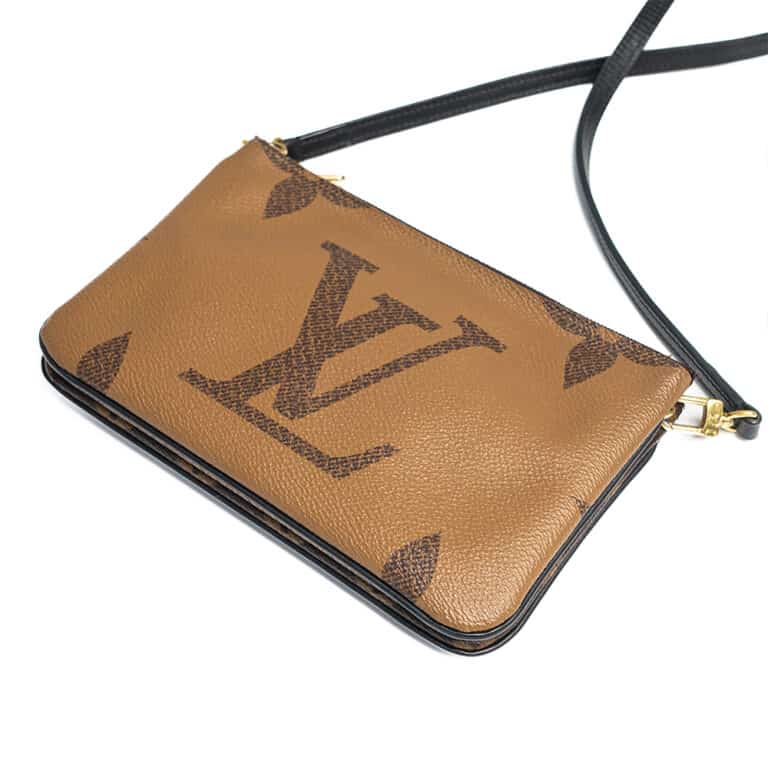 Louis Vuitton Double Zip Pochette Monogram CAS2333297