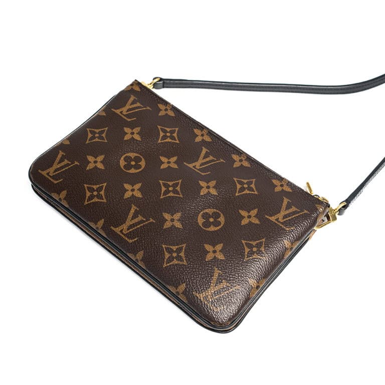 Louis Vuitton Double Zip Pochette Monogram CAS2333297