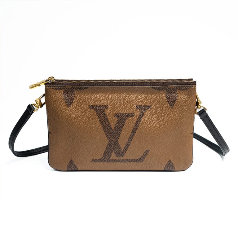 Louis Vuitton Double Zip Pochette Monogram CAS2333297