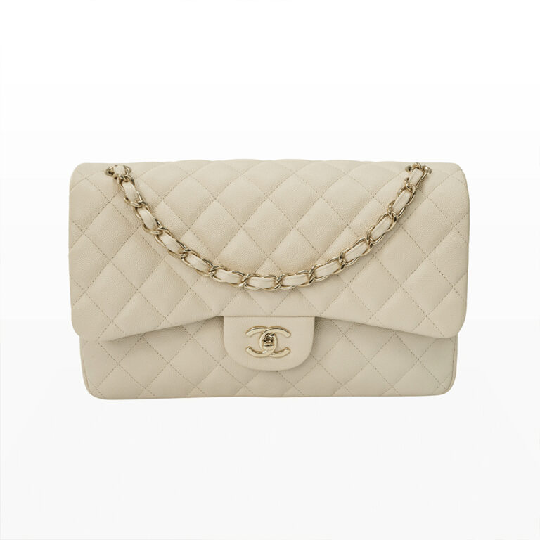 Chanel Beige Jumbo Classic Double Flap with Gold Hardware TMY2400631