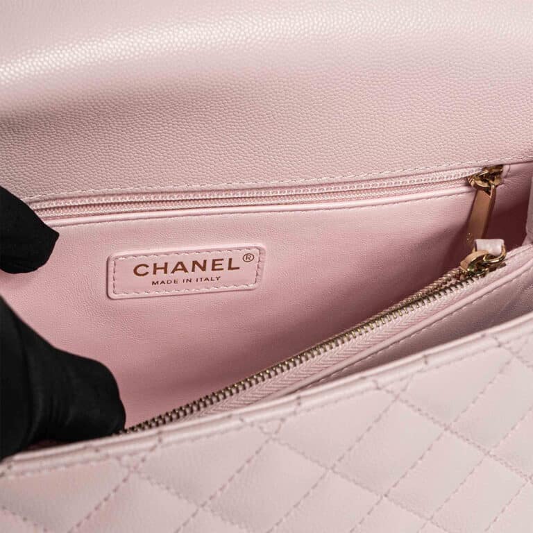 Chanel Coco 10.5 Handle Hồng Sakura Caviar TMY2336202