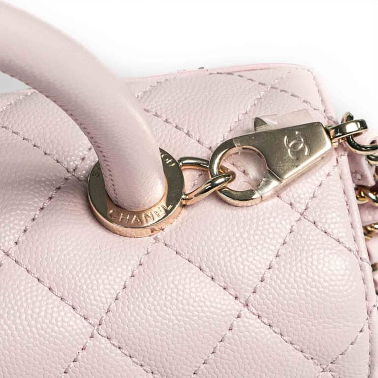 Chanel Coco 10.5 Handle Hồng Sakura Caviar TMY2336202