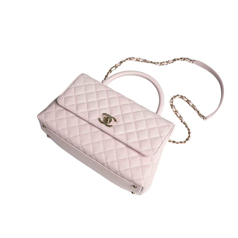 Chanel Coco 10.5 Handle Hồng Sakura Caviar TMY2336202