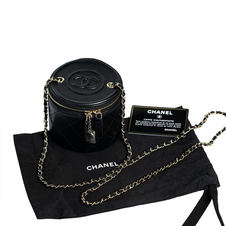 Túi xách Chanel Vanity Lambskin Black