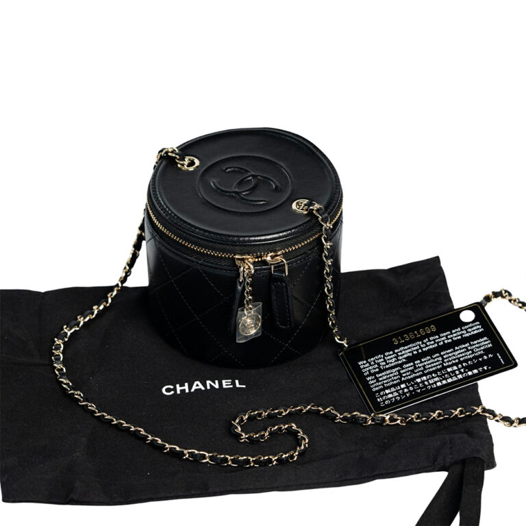 Túi xách Chanel Vanity Lambskin Black