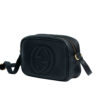 Túi đeo chéo Gucci Soho Disco Pebbled Crossbody Black Leather