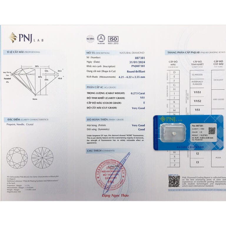 Kim cương 4.21 - 4.22 VS1-E TEL2402819