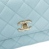 Túi xách Chanel Coco 9.5 Caviar màu xanh CAS2402964