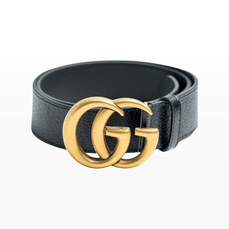 Thắt lưng Gucci Ceinture En Cuir Avec Boucle Double G