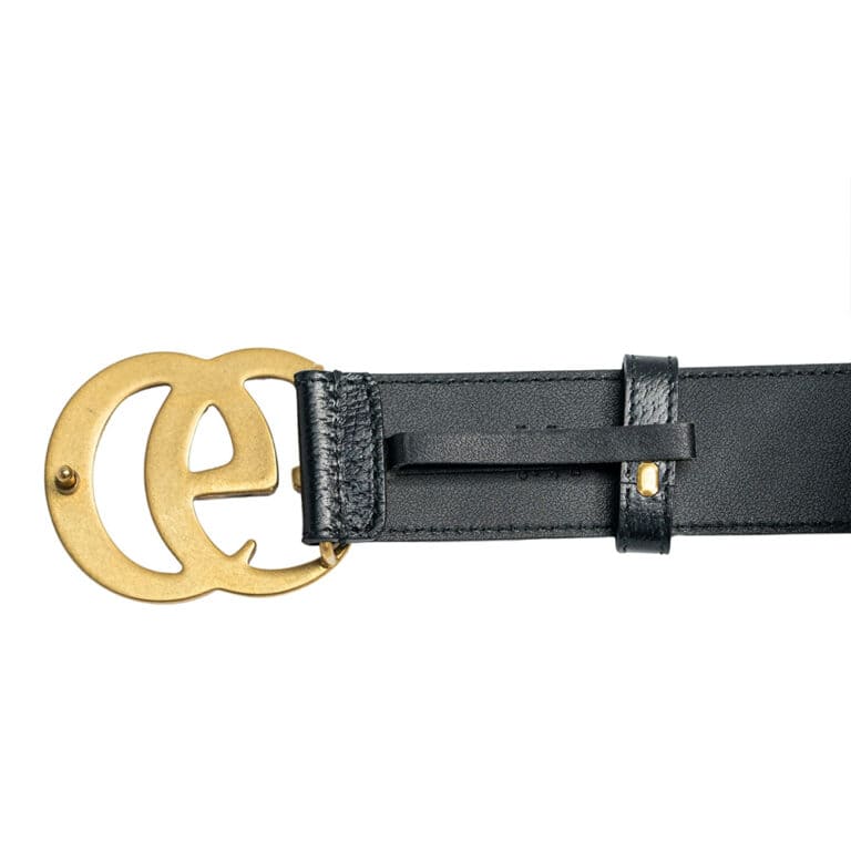 Thắt lưng Gucci Ceinture En Cuir Avec Boucle Double G