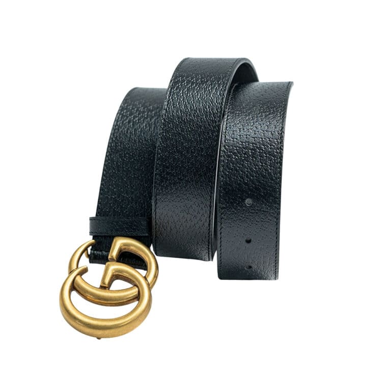 Thắt lưng Gucci Ceinture En Cuir Avec Boucle Double G