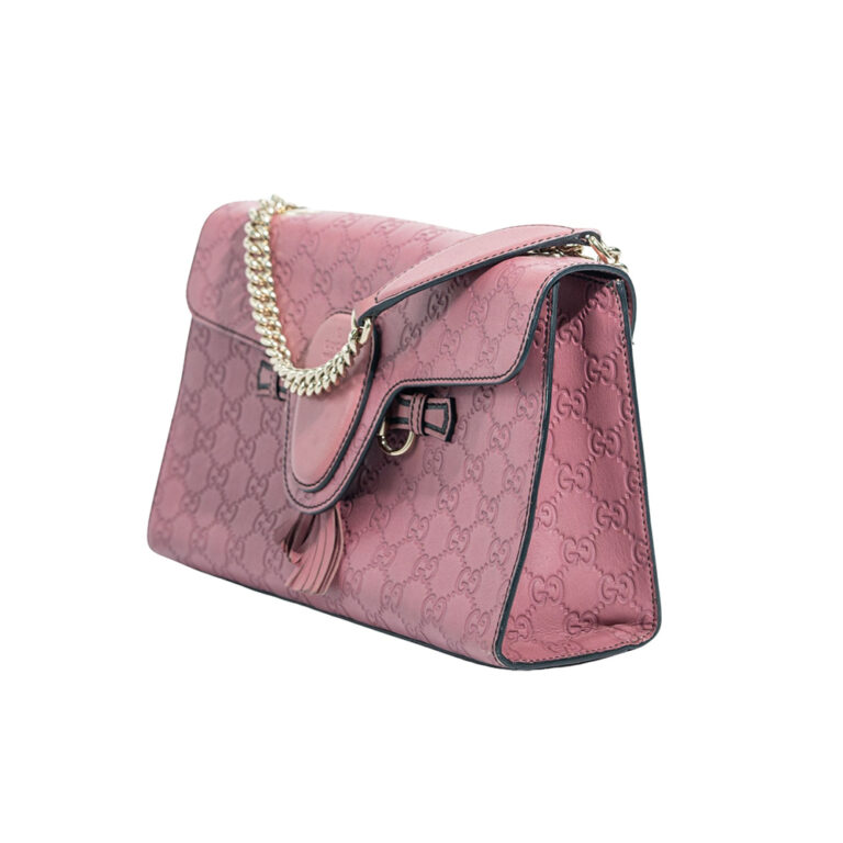 Túi xách Gucci Pink Guccissima Leather Emily