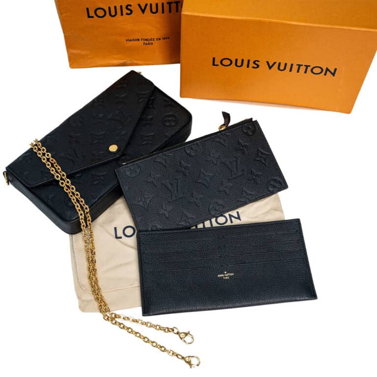 Túi xách Louis Vuitton Black Felicie HOA2402754