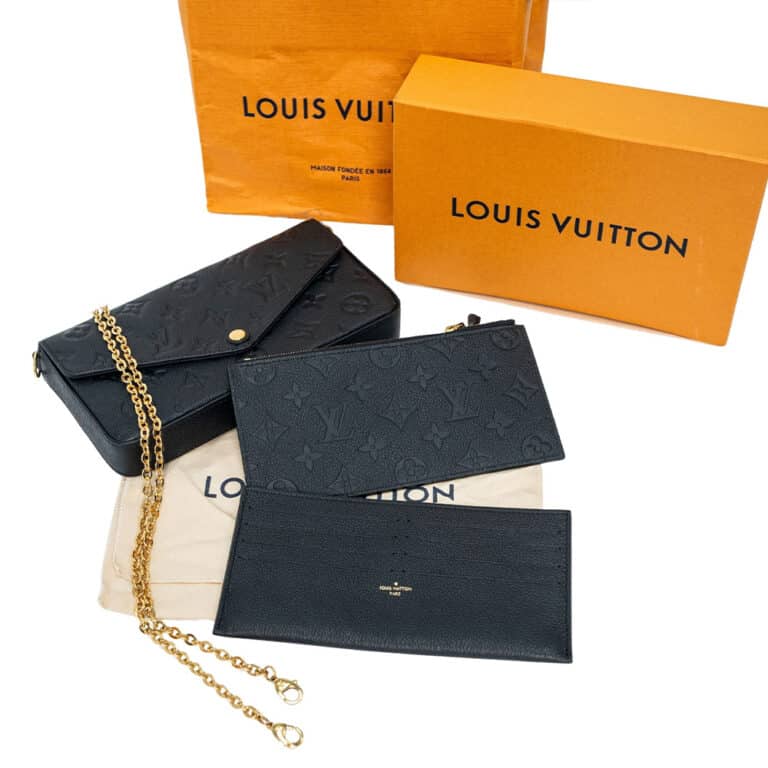 Túi xách Louis Vuitton Black Felicie HOA2402754