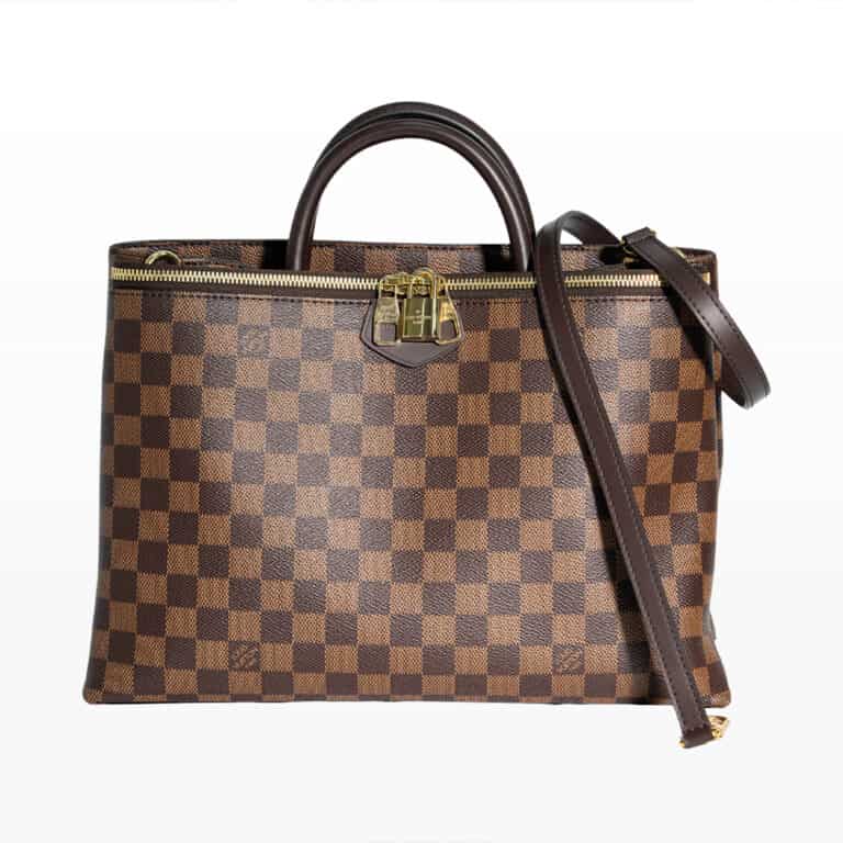 Túi xách Louis Vuitton Brown Damier Ebene Brompton