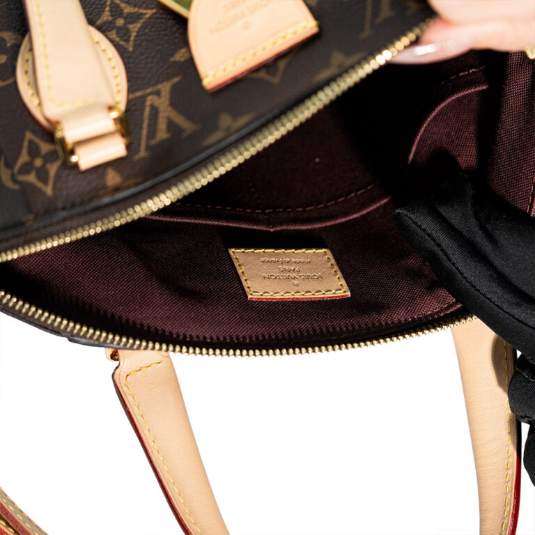 Túi xách Louis Vuitton Rivoli PM Monogram Canvas Shoulder Bag Brown