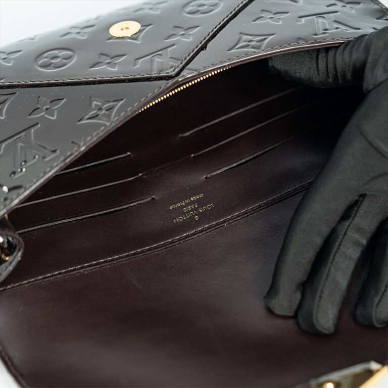 Túi xách Louis Vuitton Vernis Mira Màu Đen Tím