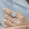 Vỏ nhẫn Mossanite 750 3.506C BLU2402330
