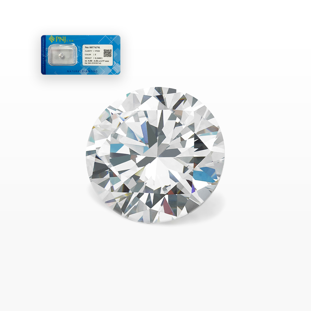 Kim cương 4.50 - 4.53 VVS1-E CAS2407138