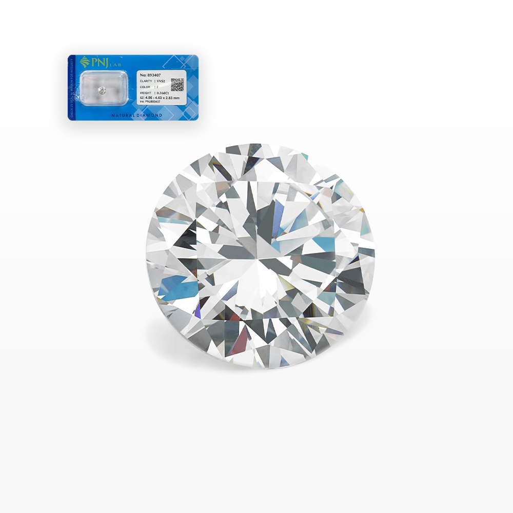 Kim cương 4.56 - 4.63 VVS2-F LKH2408859