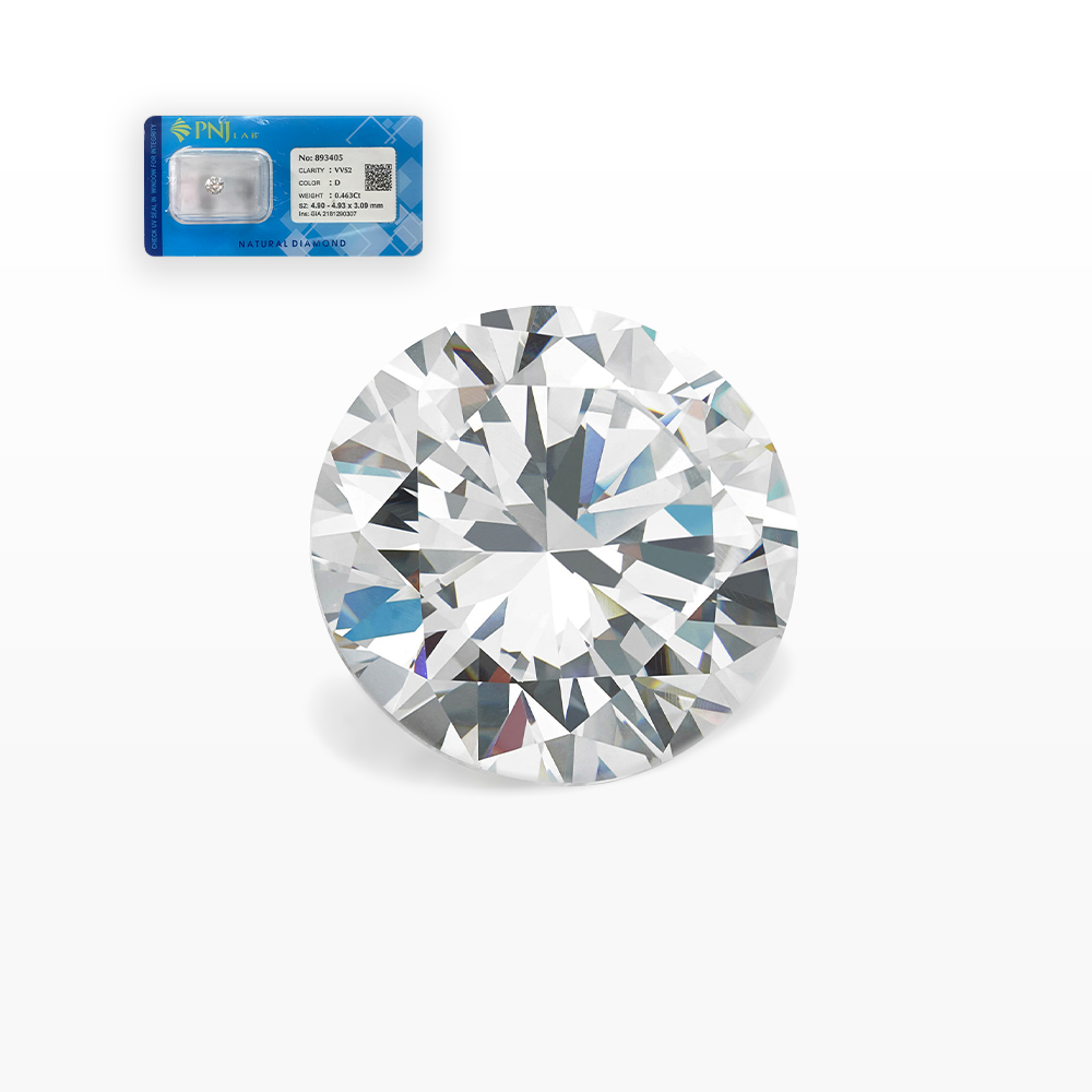 Kim cương 4.90 - 4.93 VVS2-D TMY2410957