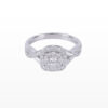 Nhẫn kim cương HLV 585 1.016C NI 11.5 CAS2415701