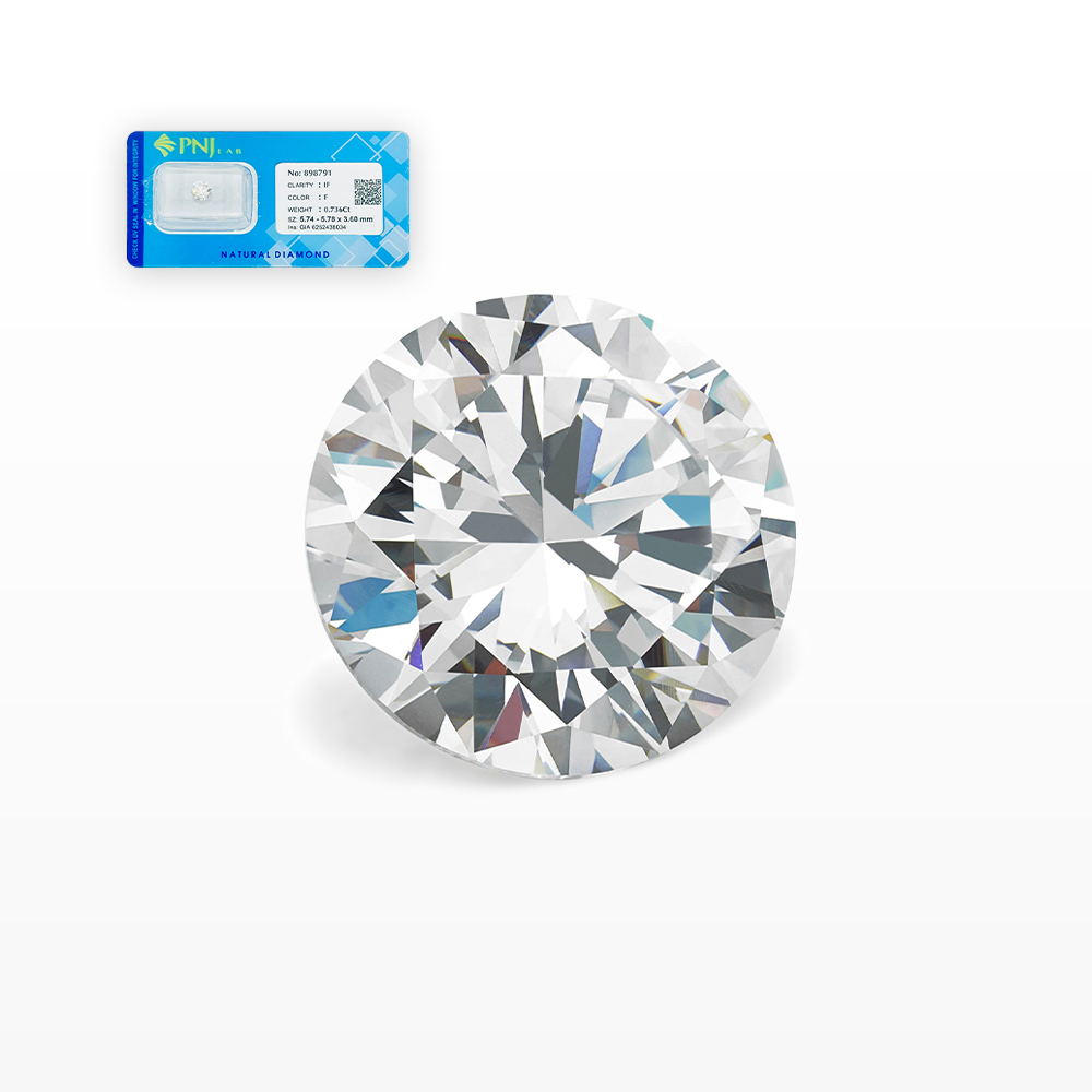 Kim cương 5.74 - 5.78 IF-F COG2419006