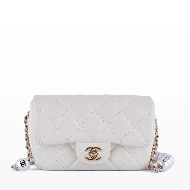 Túi xách Chanel Pearl Flap Bag Trắng