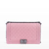 Túi Xách Chanel Boy Quilted Lambskin Old Medium Pink