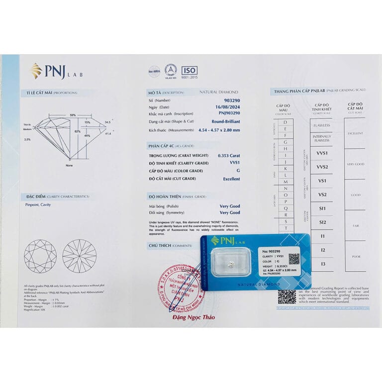 Kim cương 4.54 - 4.57 VVS1-G ACO2427307