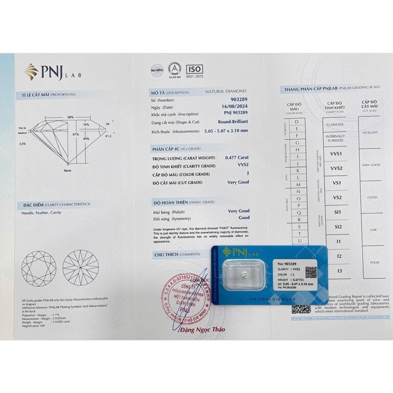 Kim cương 5.05 - 5.07 VVS2-J BDU2426871