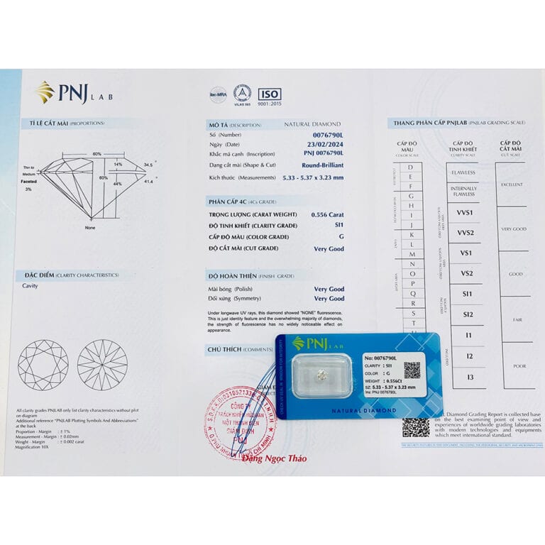 Kim cương 5.33 - 5.37 SI1-G COG2425034