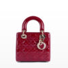 Túi xách Lady Dior Cherry Red Patent Small