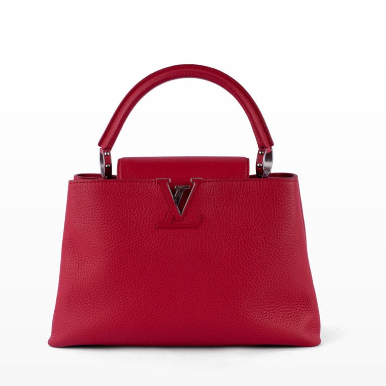 Túi xách Louis Vuitton Capucine S PM Red Taurillon Leather