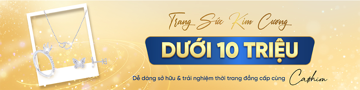 Trang sức kim cương dưới 10 triệu