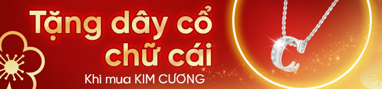 Mua kim cương tặng dây cổ