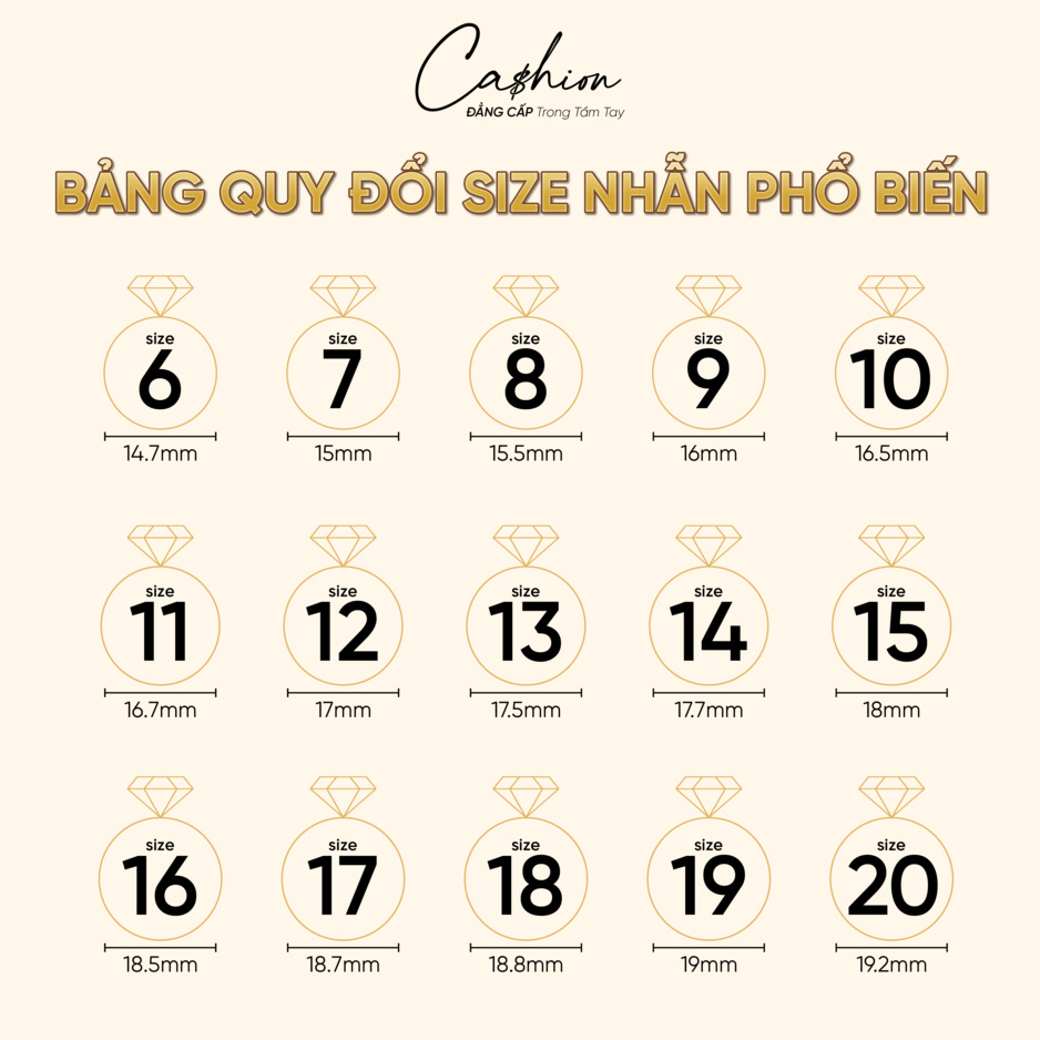 HƯỚNG DẪN ĐO SIZE TRANG SỨC