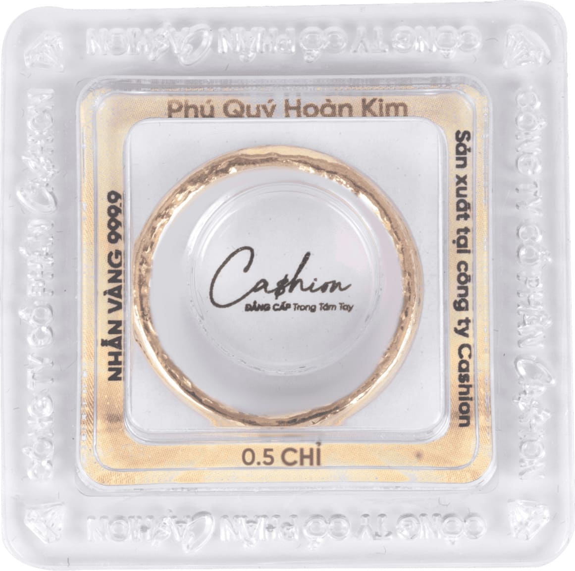 Nhẫn Phú Quý Hoàn Kim Vàng 999.9 - 0.5 chỉ