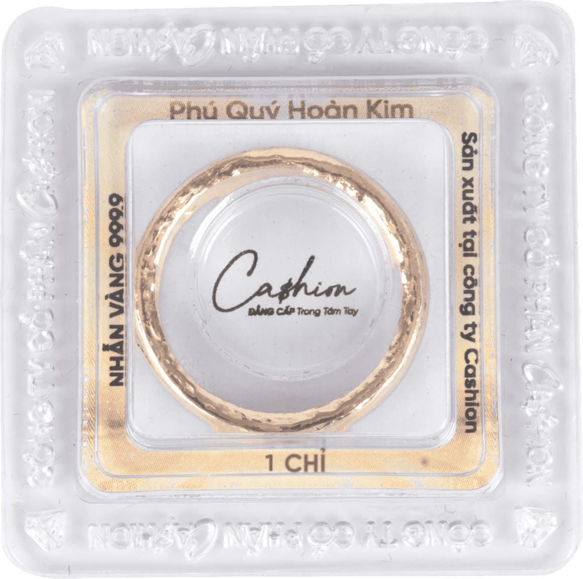 Nhẫn Phú Quý Hoàn Kim Vàng 999.9 - 1 chỉ