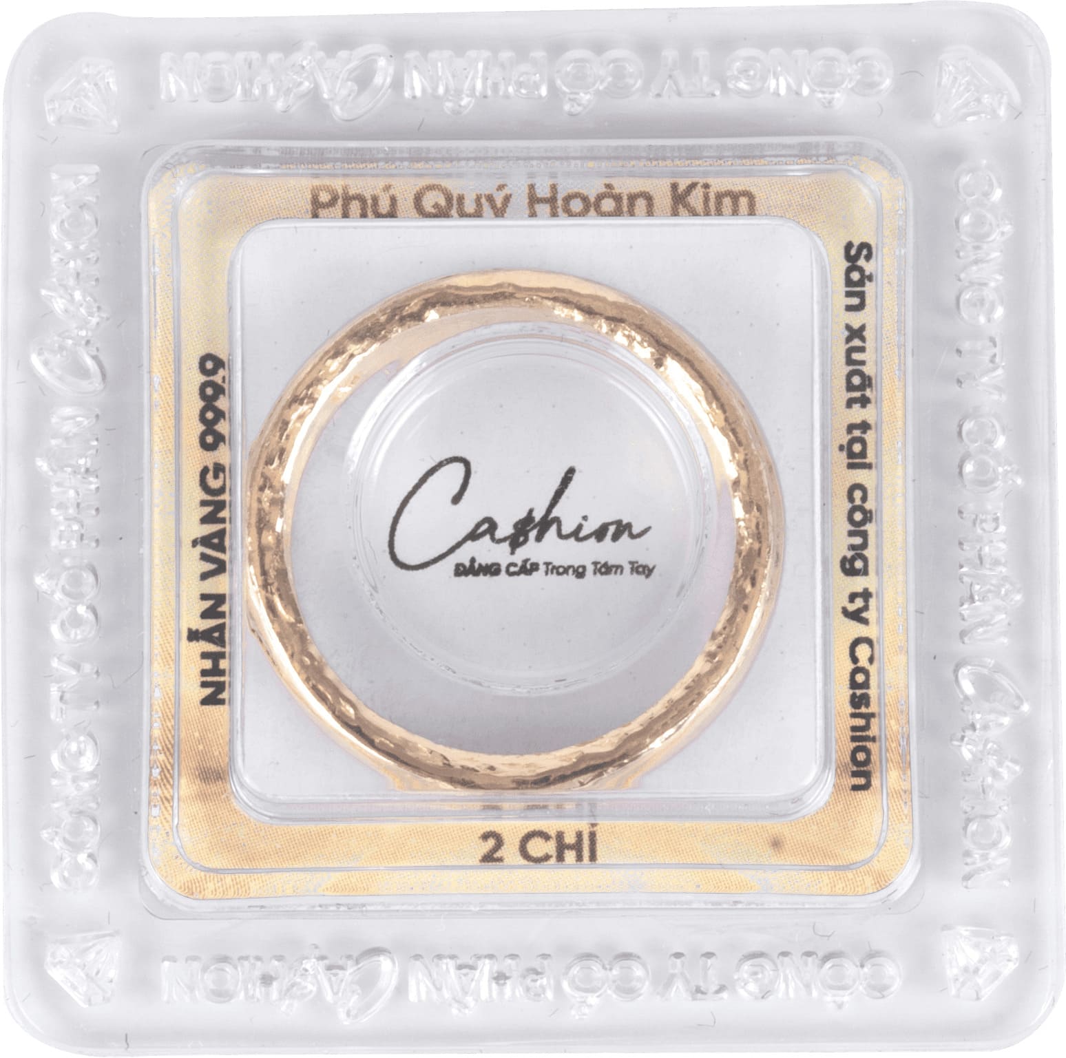 Nhẫn Phú Quý Hoàn Kim Vàng 999.9 - 2 chỉ