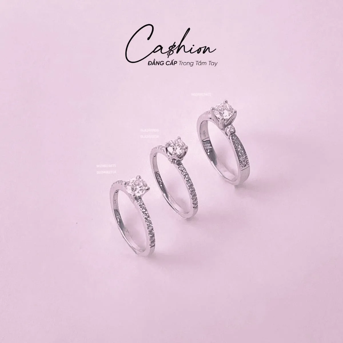 Ảnh: Kích thước nhẫn kim cương