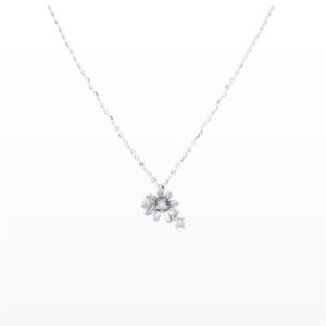 Dây cổ Kim cương hoa đồng tiền 416 HOA.DT21NUW