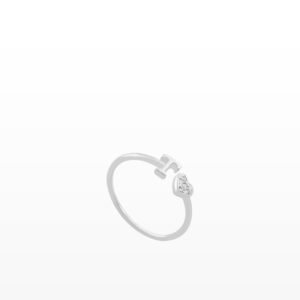 Nhẫn Kim cương tim chữ T 416 NGD0020681