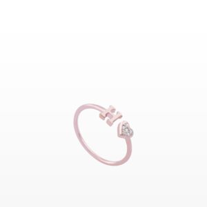 Nhẫn Kim cương tim chữ H 416 NGD0020693