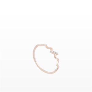 Nhẫn Kim cương vân sóng  416 NT3T12NU01Y