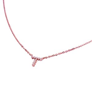 Dây cổ Kim cương chữ T 416 CHU.T003.DT9T11NUT4P