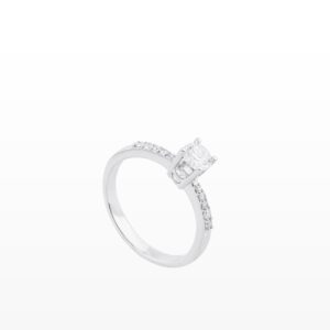 Nhẫn Kim cương thanh mảnh 585 NGD0023095