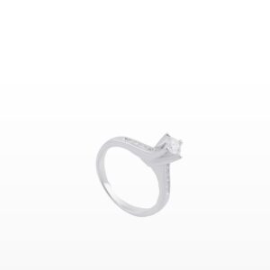 Nhẫn Kim cương 1 hàng tấm 750 NGD0024011