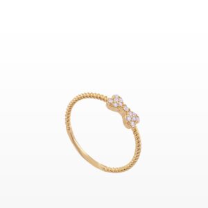 Nhẫn Kim cương nơ 416 NT1T14NUY