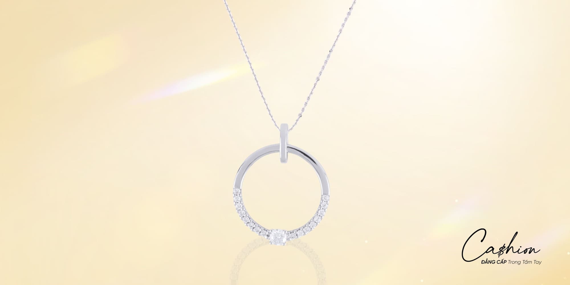 Ảnh: Mặt dây chuyền Kim cương Mặt Trời 750 GJW2501950